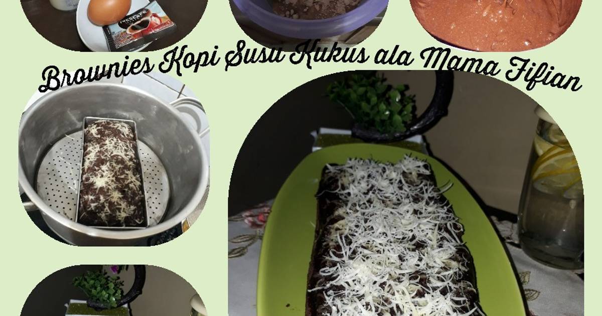 158 resep brownies  kukus  kopi  enak dan sederhana ala 