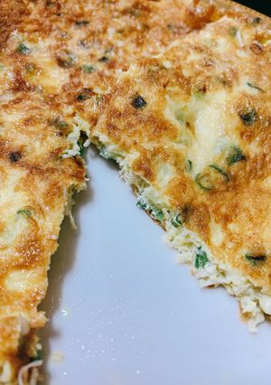 煎一大盤吃不夠～金針菇蔥蛋 的食譜成品照片