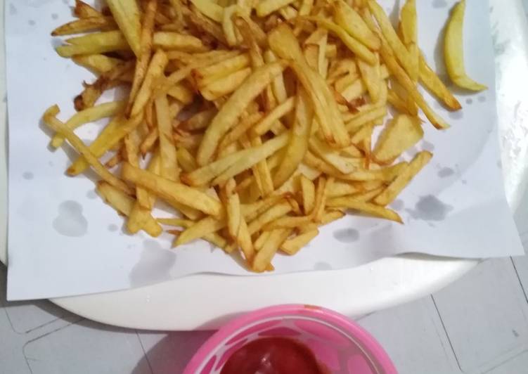 Steps to Prepare Appetizing French fries