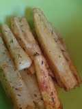Boniatos fritos con zaatar (vegano)