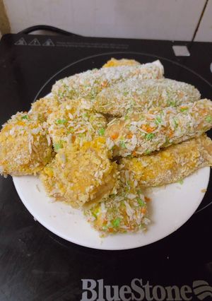 Hình của món Nem chua rán.