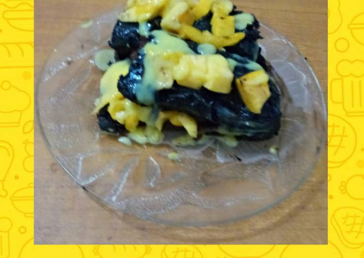 Recipe of Ultimate Mango chocolate Brownie