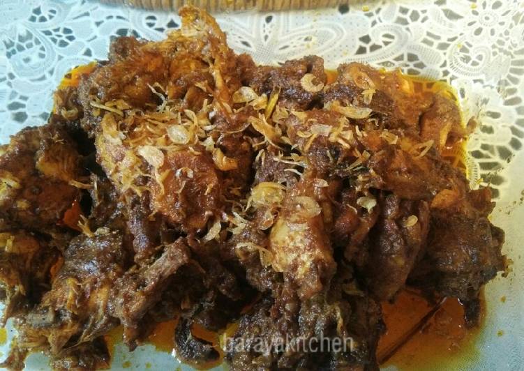 Resep Rendang Ayam Bumbu Indofood, Bikin Ngiler