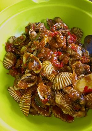 Foto resep Tumis kerang pedas