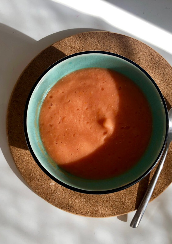 Una foto de Gazpacho light