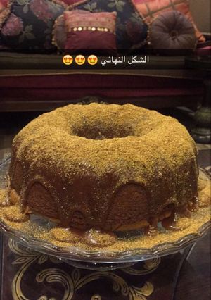 صورة لوصفة كيك تمر