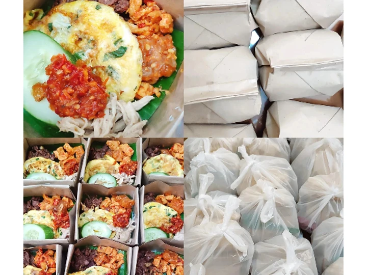 Langkah Gampang Membikin Resep Nasi Bungkus Jumat Berkah 3 (Nasi Gudeg Jogja) yang Lezat Anti Ribet, Mantap