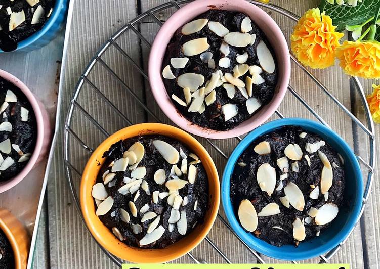 Banana Almond Brownies Cup