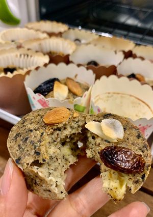 Hình của món Oat muffins.