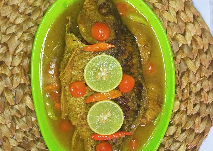 Resep Mas Kuger Ikan Mas Kuah Kuning Seger Oleh Dinda Amy Cookpad