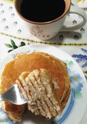 Foto de Panquecas de coco e espelta
