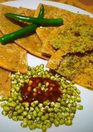 A picture of Sprouts paratha.