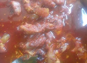 Una foto de Pata de res en adobo a la Mario's