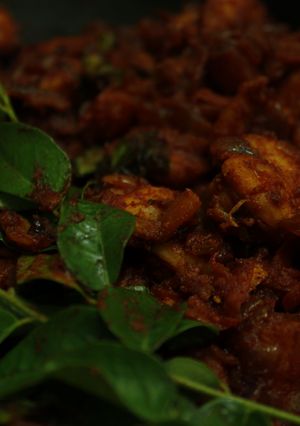 A picture of Prawns Roast.