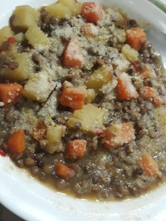 Una foto de Guiso de lenteja vegetariano!