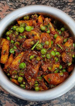 A picture of Aloo Matar Dry 📌.