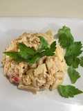 Ensalada de papas con Pollo Salteado