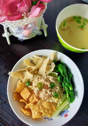 Foto resep Pangsit Mie Ayam Homemade