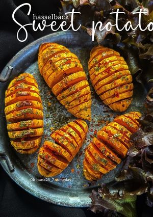 Gambar Hasselback sweet potato