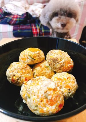 南瓜雞糰子(毛孩料理) 的食譜成品照片