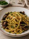Aglio olio με μανιταρια