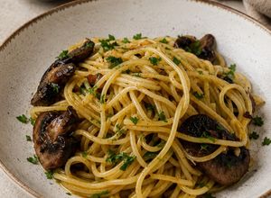 Φωτογραφία της συνταγής Aglio olio με μανιτάρια