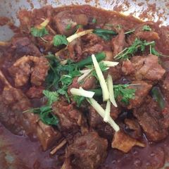 A picture of Peshawri mutton karahi.