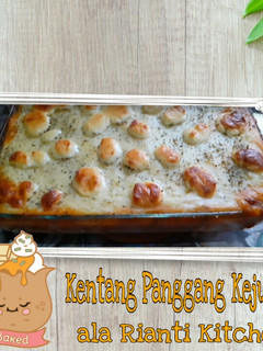 Foto resep Kentang Panggang Keju ala Rianti Kitchen