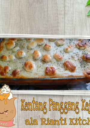 Foto resep Kentang Panggang Keju ala Rianti Kitchen