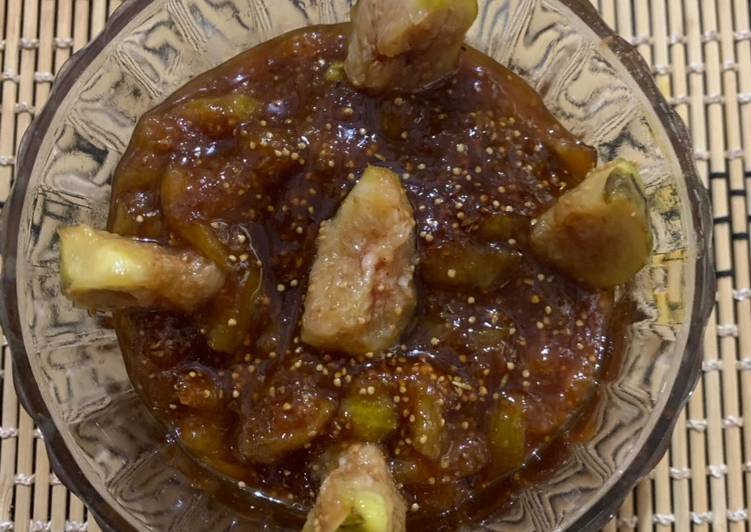 Steps to Prepare Super Quick Homemade Fig chutney