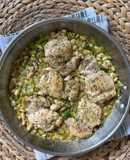 One pot chicken, leek and beans 🍗🥬🫘
