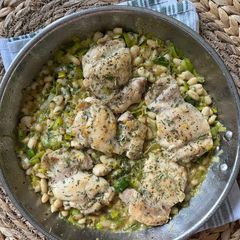 One-Pot Chicken, Leek and Beans A picture of One-Pot Chicken, Leek and Beans.