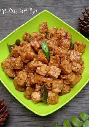 Foto resep Tumis Tempe Kecap Cabe Hijau