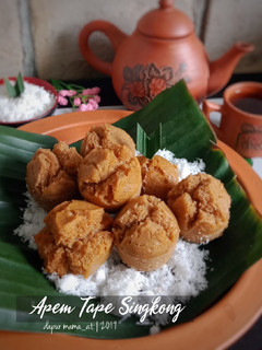 Foto resep Apem Mekar Tape Singkong