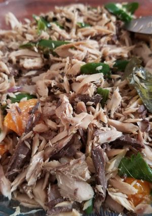 Foto resep Suir tongkol cabai hijau