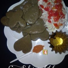 A picture of Dumplings shapes cookies.