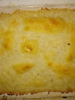 Una foto de Soufflé de arroz con queso