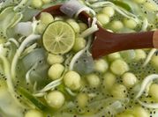 Gambar es melon serut kelapa