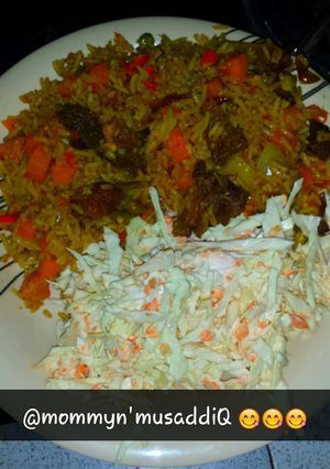 A picture of Simple Fried rice by s@lma ful@rny.