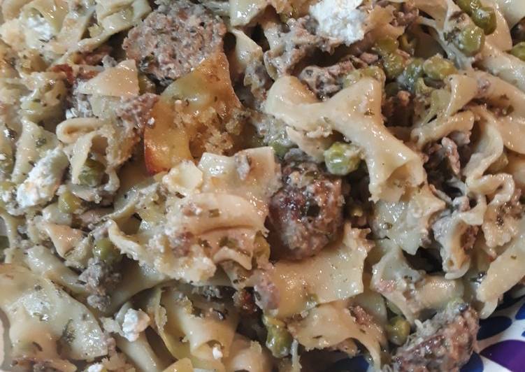 Step-by-Step Guide to Prepare Homemade Lamb and Beef Noodle Casserole