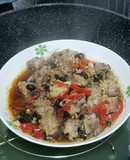 Dim Sum - Chinese Steamed Ribs with Garlic Black Beans 豆豉蒜蓉蒸排骨