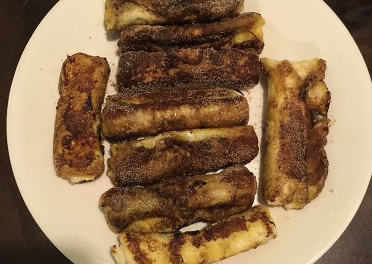 Simple Way to Prepare Quick French Toast Roll Ups