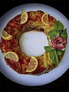 عکسی از دستور دلمه کلم برگ قالبی