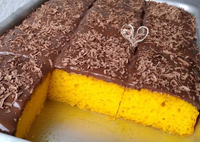 Receita de bolo de chocolate fofinho