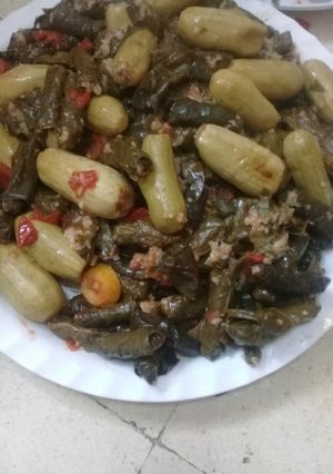 صورة لوصفة كوسا و ورق العنب