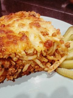 Sült gombás bolognai recept fotója