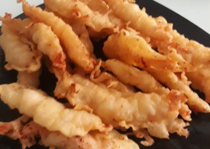 Bahan utama untuk pembuatan tempura adalah
