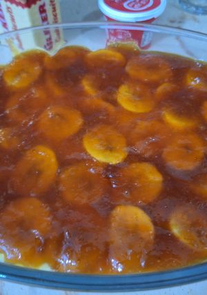 صورة لوصفة حلى الموز بالكراميل