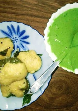 A picture of Capsicum Dhokla.