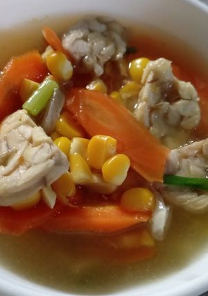 Foto resep Sup Jagung Wortel Tempe